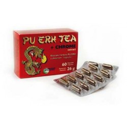 Ekstrakt herbaty PU ERH z chromem (60 caps)