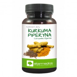 ALTER MEDICA Kurkuma i Piperyna 60kaps - suplement diety