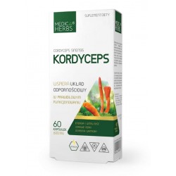 MEDICA HERBS KORDYCEPS 60kaps/600mg - suplement diety