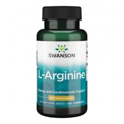 SWANSON L-arginina 500mg/100kaps - suplement diety