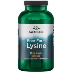 SWANSON L-LIZYNA 300kaps/500mg - suplement diety