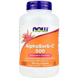NOW FOODS AlphaSorb C-500 180 kaps. - suplement diety