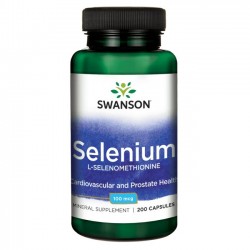 SWANSON SELENIUM - Selen 100mcg 200kaps. - suplement diety