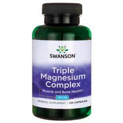 SWANSON Triple Magnesium Complex 100kaps/400mg -...