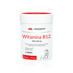 MITOPHARMA Witamina B12 MSE 120kaps. - suplement diety