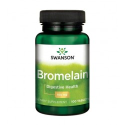 SWANSON BROMELAINA - enzym z ananasa 100mg/100tabl -...