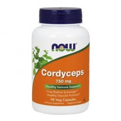 NOW FOODS CORDYCEPS 750mg 90kaps - suplement diety
