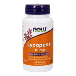 NOW FOODS Lycopene Likopen 10mg 60kaps. - suplement diety