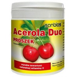SANBIOS Acerola Duo Proszek 200g - suplement diety