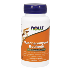 NOW FOODS Saccharomyces Boulardii 60 kaps. - suplement diety