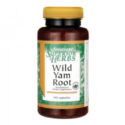 SWANSON Wild Yam Root 100kaps - suplement diety