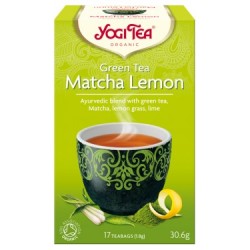 YOGI TEA HERBATA GREEN TEA MATCHA LEMON 17x1,8G