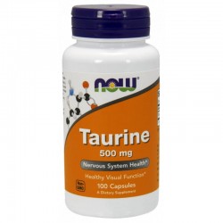 NOW FOODS Tauryna 500mg 100 kaps. - suplement diety