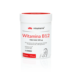 MITOPHARMA Witamina B12 MSE MAX 120kaps - suplement diety