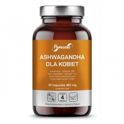 PANASEUS Ashwagandha dla kobiet - 50 kaps - suplement diety
