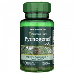 PURITAN'S PRIDE Pycnogenol 30 mg - 30 kaps - suplement diety