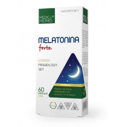 MEDICA HERBS Melatonina forte 5mg / 60kaps - suplement diety