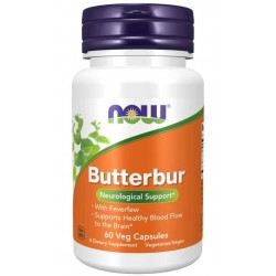 NOW FOODS Butterbur (Lepiężnik) 60kaps - suplement diety