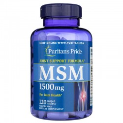 Puritan's Pride MSM (siarka organiczna) 1500 mg - 120...