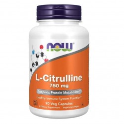 NOW FOODS L-Citrulline (L-Citrulina) 750mg 90 kaps -...