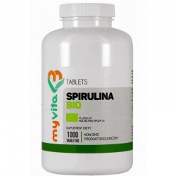 MYVITA Spirulina BIO 1000tabl - suplement diety