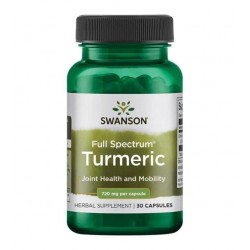 SWANSON TURMERIC - Kurkumina 720mg 30kaps. - suplement diety